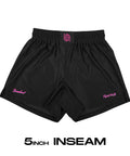 Training Shorts Black (5in inseam)