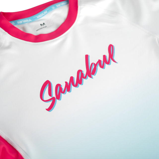 Rash Guard (White/Blue/Pink)