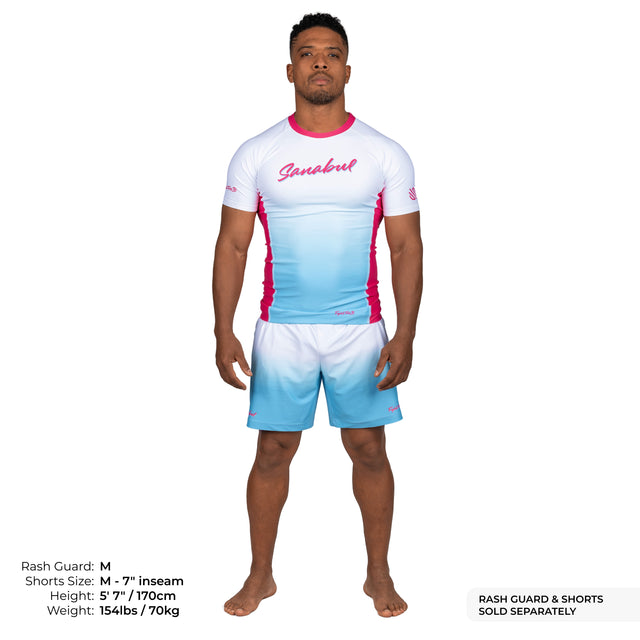 Rash Guard (White/Blue/Pink)