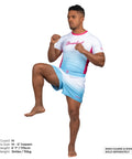 Training Shorts White (5in inseam)