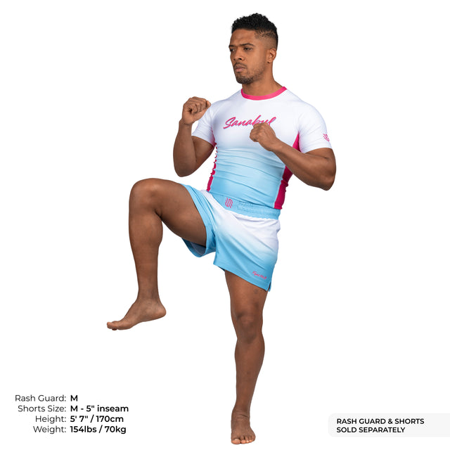Training Shorts White (5in inseam)