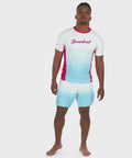 Rash Guard (White/Blue/Pink)
