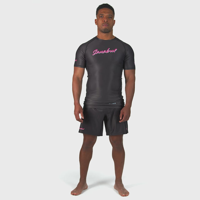 Rash Guard (Black/Blue/Pink)